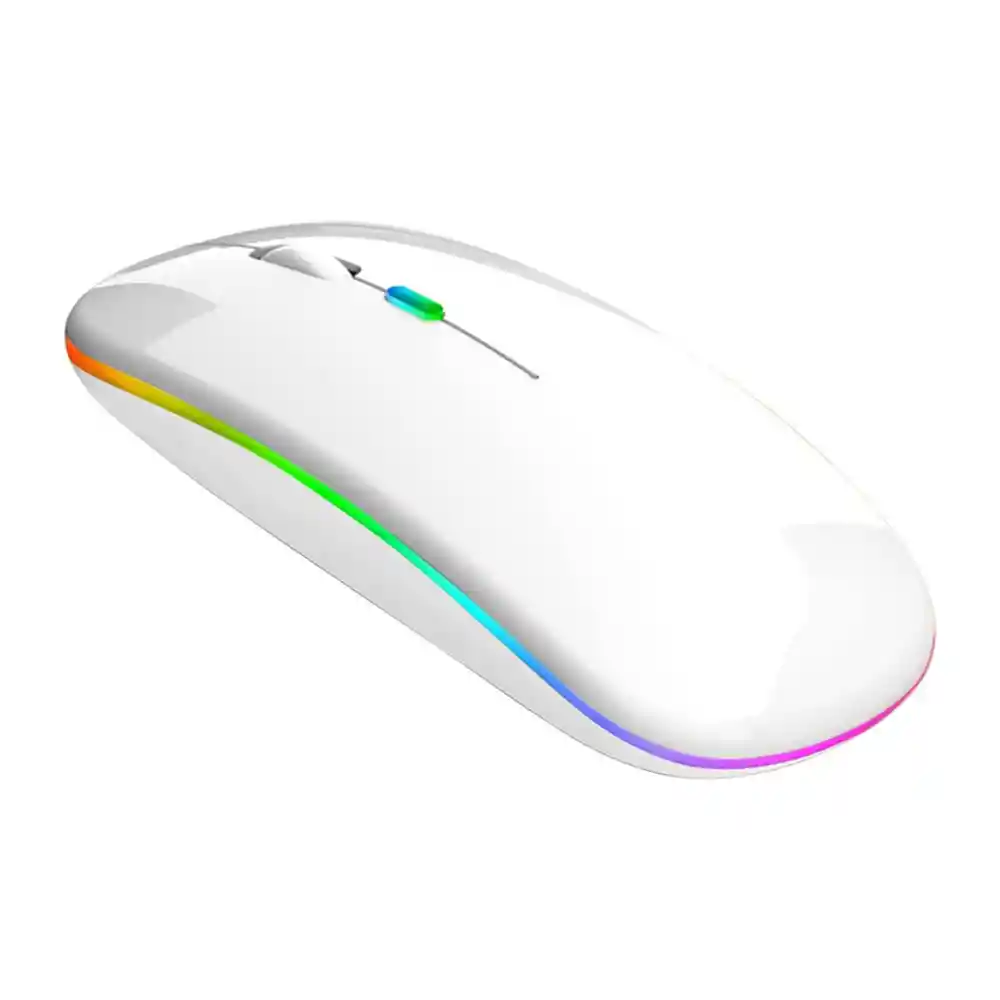 Mouse Inalámbrico Recargable Para Pc Cla100 Blanco