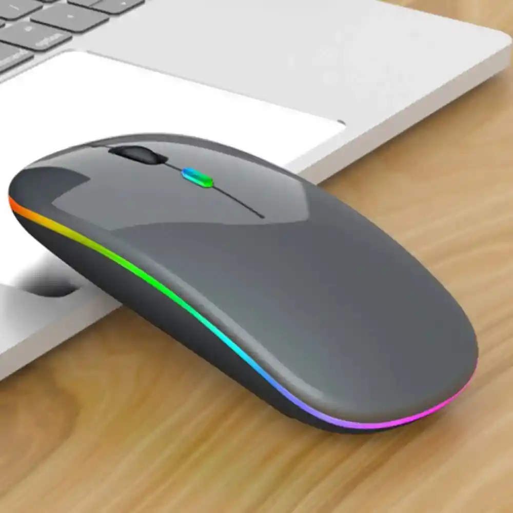 Mouse Inalámbrico Recargable Para Pc Cla100 Gris