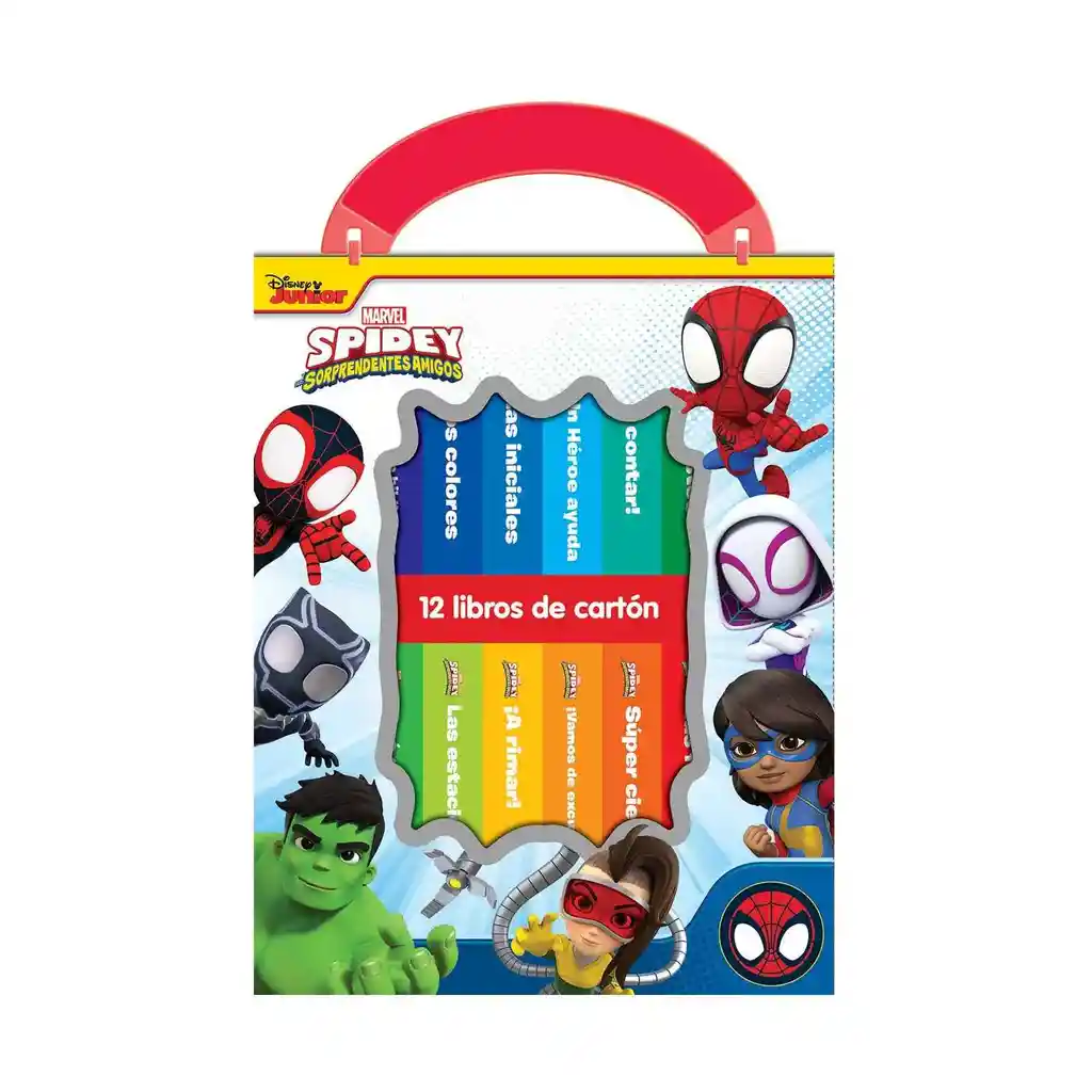 Set Libro Didáctico Con Actividades Spidey Y Amigos Niños