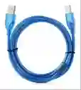 Cable Impresora Desoxigenado Azul Con Filtro 5 Metros Wid-5