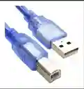 Cable Impresora Desoxigenado Azul Con Filtro 5 Metros Wid-5