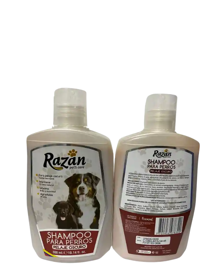 Shampoo Perros Pelaje Oscuro X 300 Ml