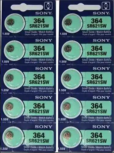 Sony 364 Sr621sw Batería Sin Mercurio Reloj 5 Unidades Xpack