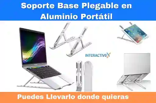 Soporte Base Aluminio Para Laptop