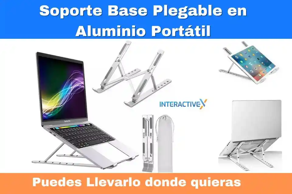 Soporte Base Aluminio Para Laptop