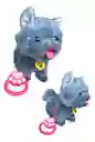 Gato De Peluche Interactivo Con Sonidos Y Movimientos Color Gris Oscuro