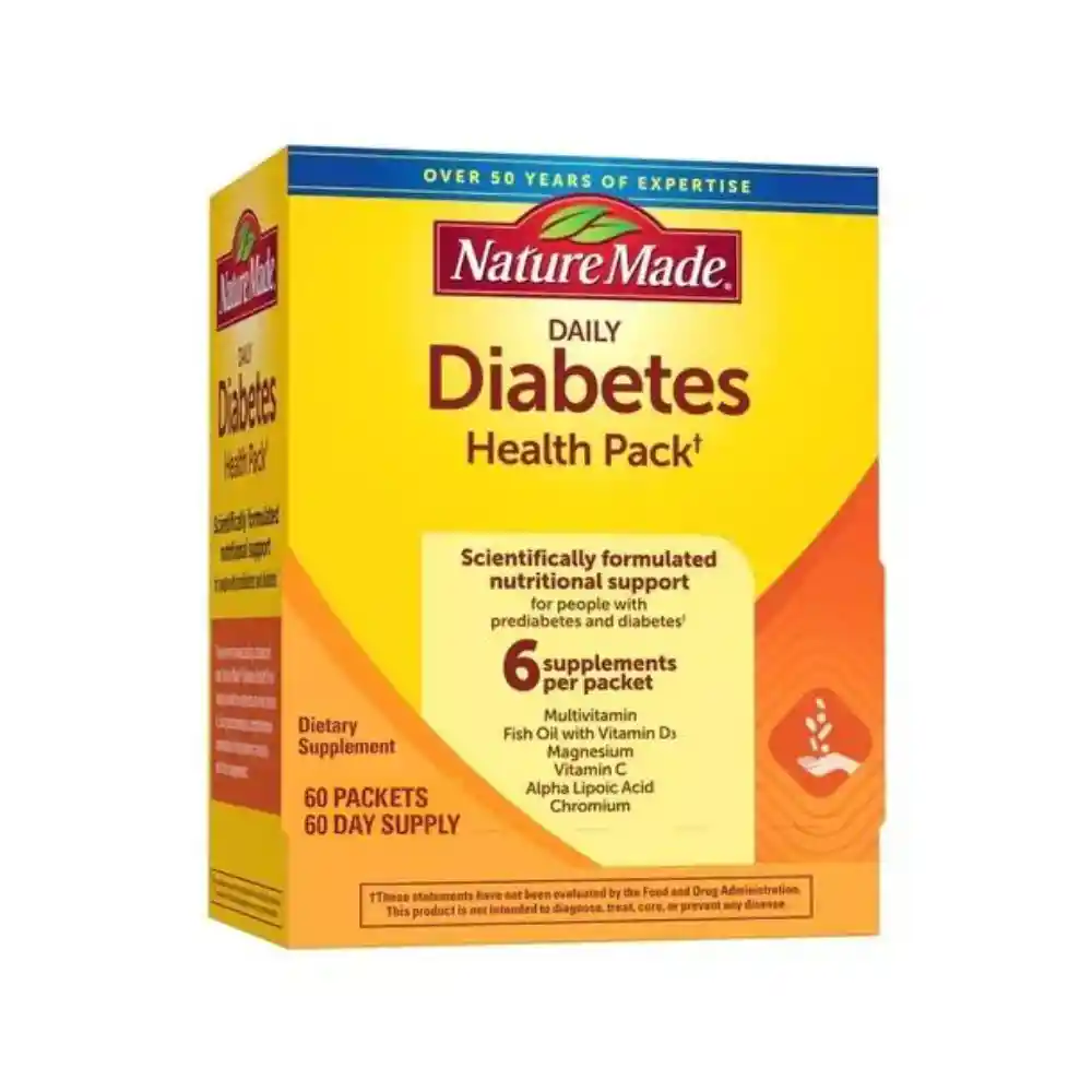 Nature Made Daily Diabetes Health Pack X60 Pack