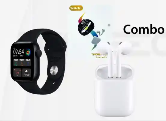 Combo T900 Pro Max Smartwatch + Audifonos