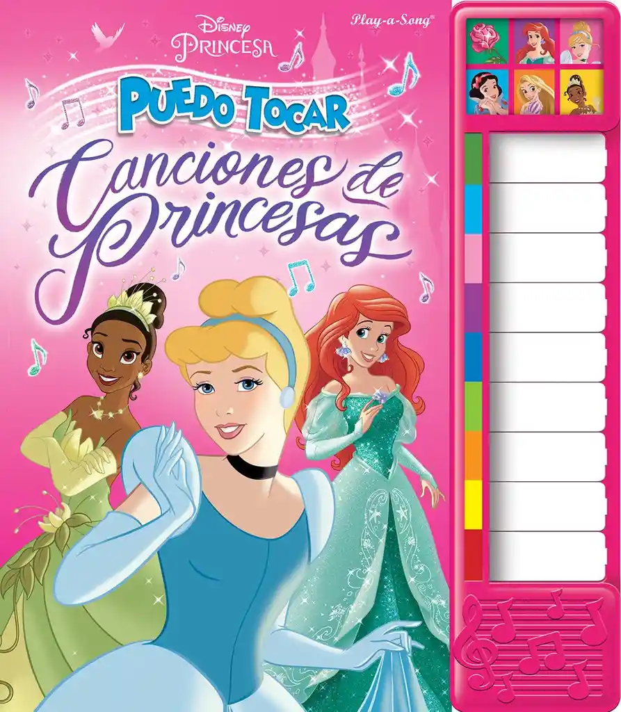 Libro Mi Primer Piano De Princesas Disney Para Niñas