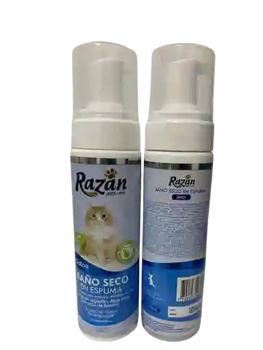 Baño Seco Espuma Para Gatos X 200 Ml