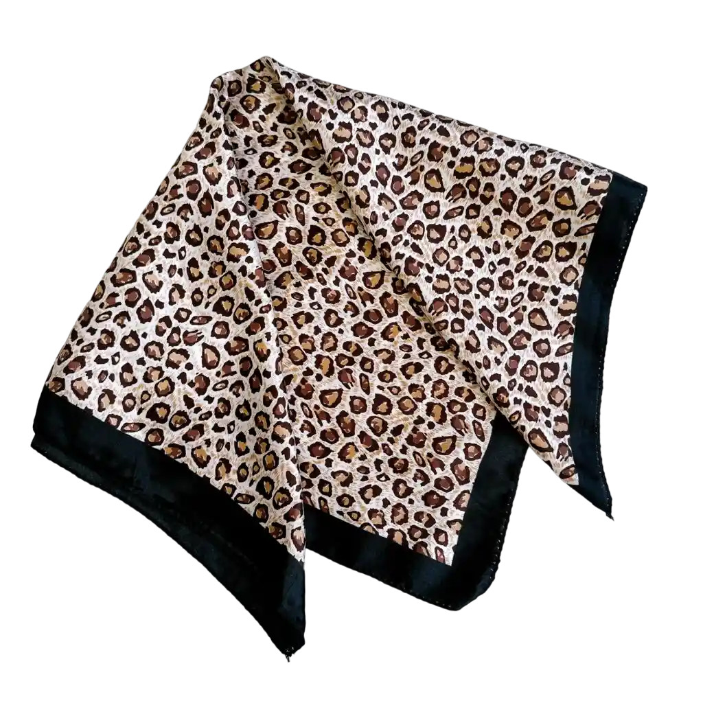 Pañoleta 50 Cm - Animal Print Café