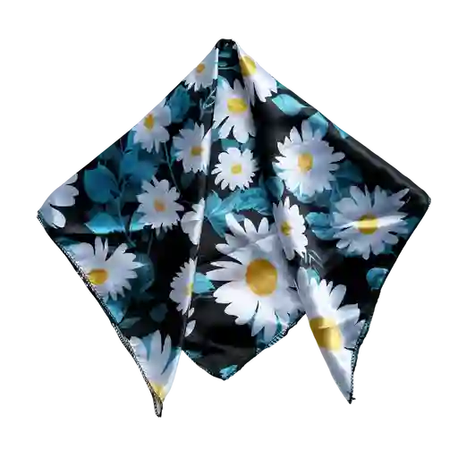 Pañoleta 50 Cm - Flor Negra