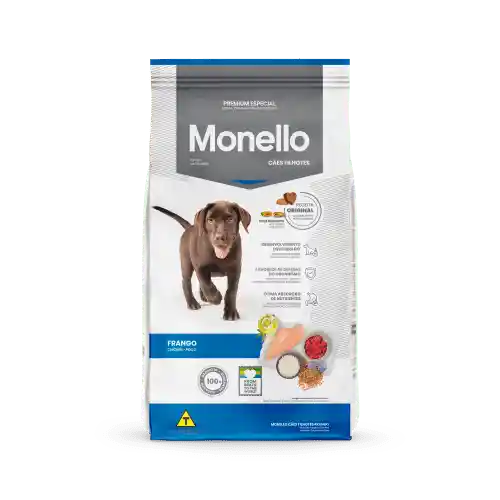 Monello Alimento Para Perro Cachorro Sabor A Pollo 25kg