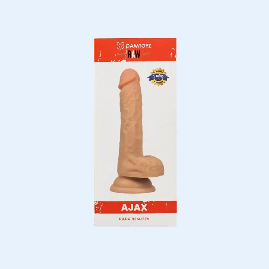 Dildo Pene Ultra Real Realista Ajax 19 Cm