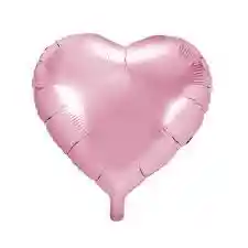 Globo Metalizado Forma De Corazon Rosado 18 Pulgadas