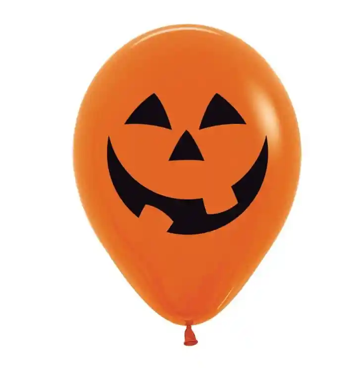 Bombas Globos R-12 Fashion Naranja Calabaza Halloween X12