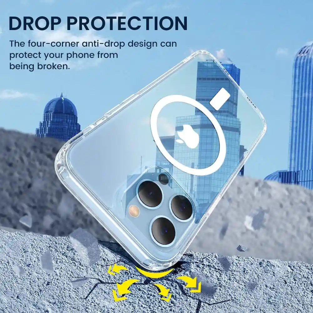 Estuche Iphone 13 Pro Max Magnetic Trasparente