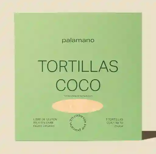 Palamano Tortillas De Coco 230g