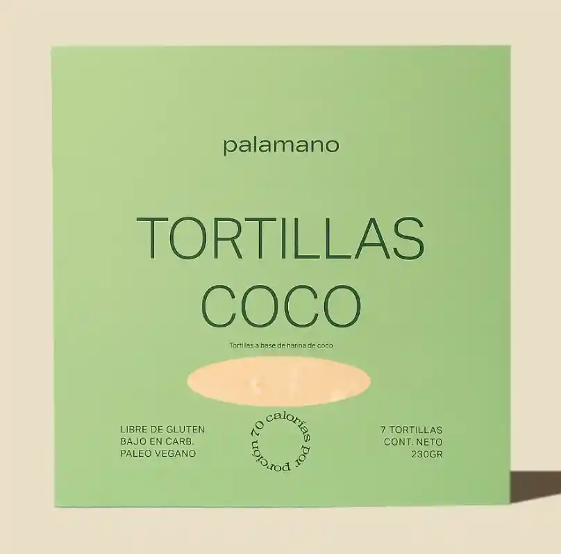 Palamano Tortillas De Coco 230g