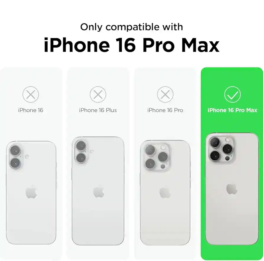 Estuche Iphone 16 Pro Max Magnético Trasparente