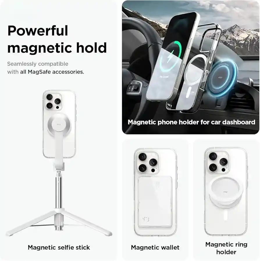 Estuche Iphone 16 Pro Magsafe Trasparente