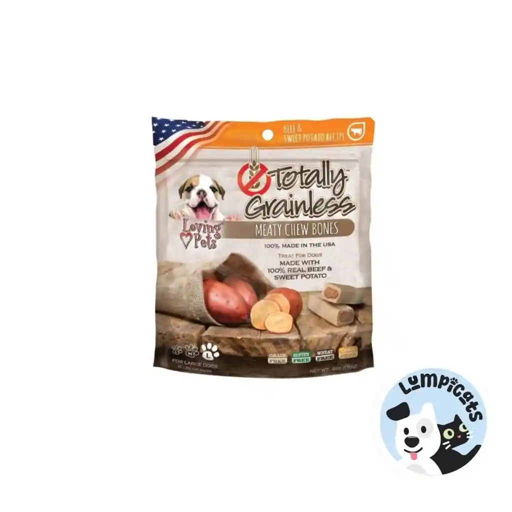 Totally Grainless Hueso Carne Y Papa M 6oz Alimento Para Perros