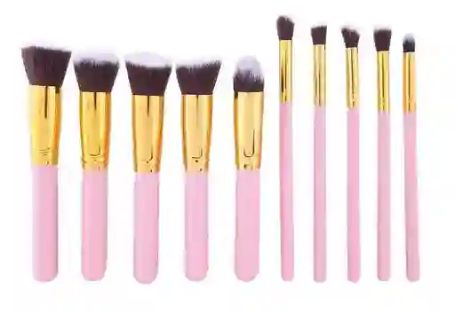 Set Brochas X 10 Pzs Rosa Blush