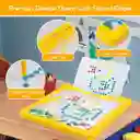 Tablero De Dibujo Fichas Magnéticas Juego Interactivo Niños Color Multicolor