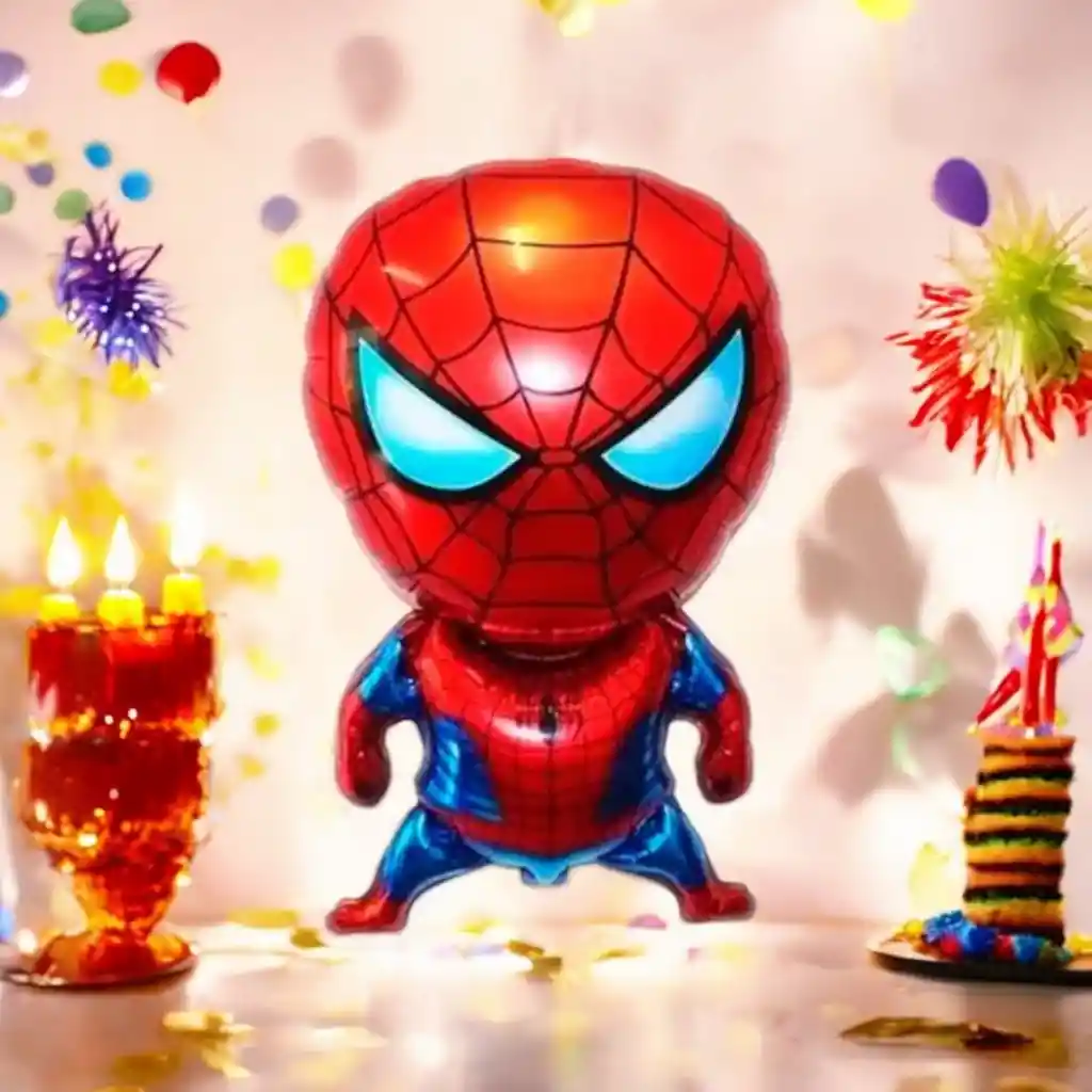 Globo Metalizado Hombre Araña Baby X1 Unidad