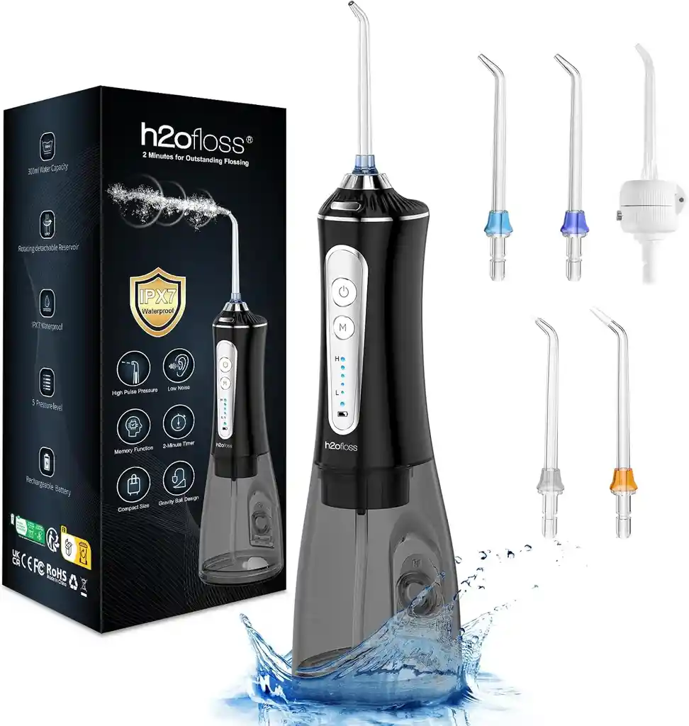 Irrigador Dental Recargable Hilo Dental