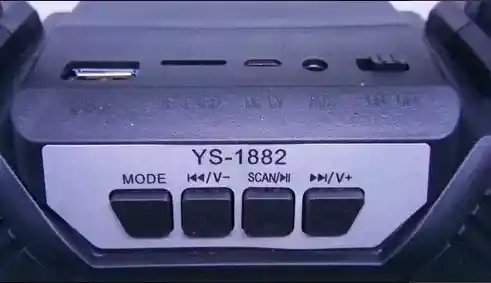 Bafle Bluetooth Radio Fm Sd Led Ys-1882 Aux Usb