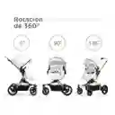 Coche Aulon Max 360° Con Portabebés Blanco