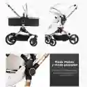 Coche Aulon Max 360° Con Portabebés Blanco