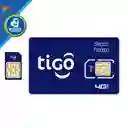 Simcard Prepago Tigo + 30 Dias Con 7 Gb + Minutos Ilimiados Todo Destino.