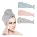 Toalla De Microfibra Suave Para El Cabello Turbante Baño