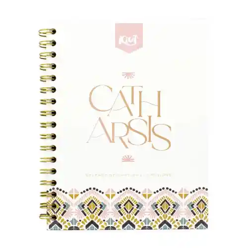 Cuaderno Kiut Argollado 80 Hojas - Pasta Dura Con Cuadros Surtido