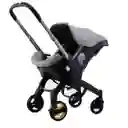 Coche Portabebés Multifuncional Plegable Con Bolso Pañalera Gris