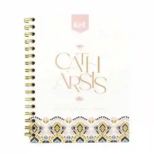 Cuaderno Kiut Argollado 80 Hojas - Pasta Dura Con Rayas (motivos Surtidos)