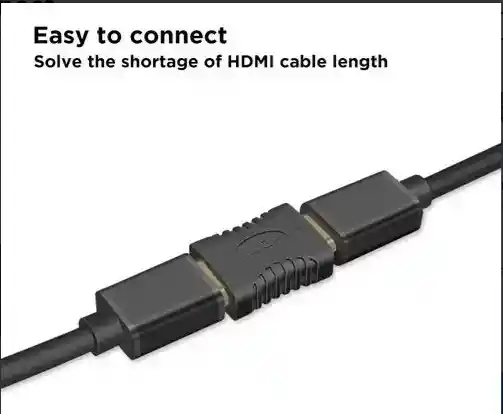 Conector Adaptador O Unión Hdmi Hembra A Hdmi Hembra