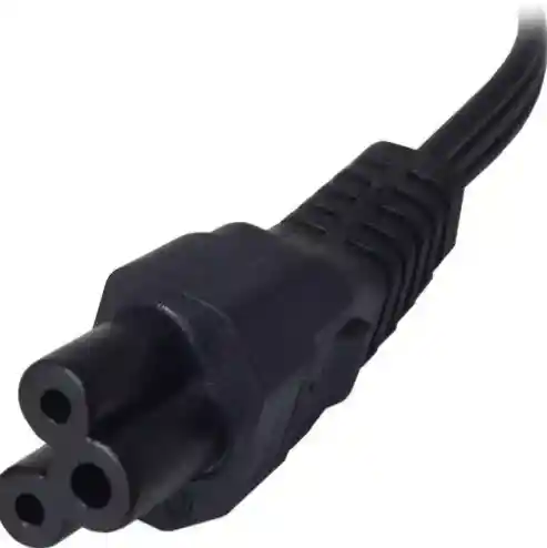 Cable De Poder Trebol Para Cargador De Portatil 1.5 Metros