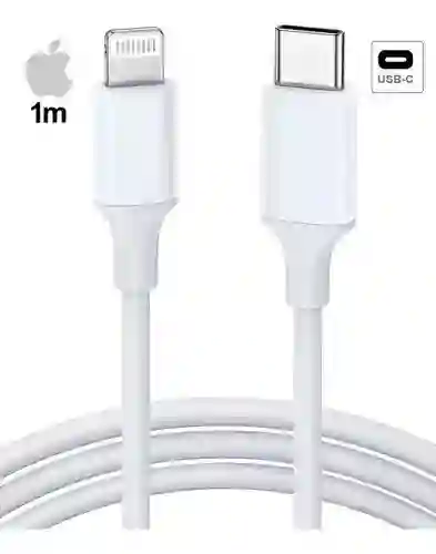 Cable Iphone Original Apple Tipo C A Lightning 1 Metro Carga Rapida A1703