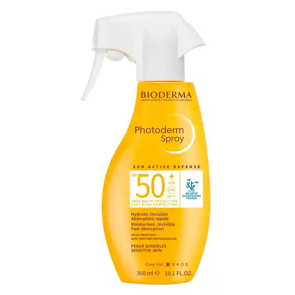 Protector Solar Corporal Para Todo Tipo De Piel Bioderma Photoderm Spray Spf 50+ 300ml