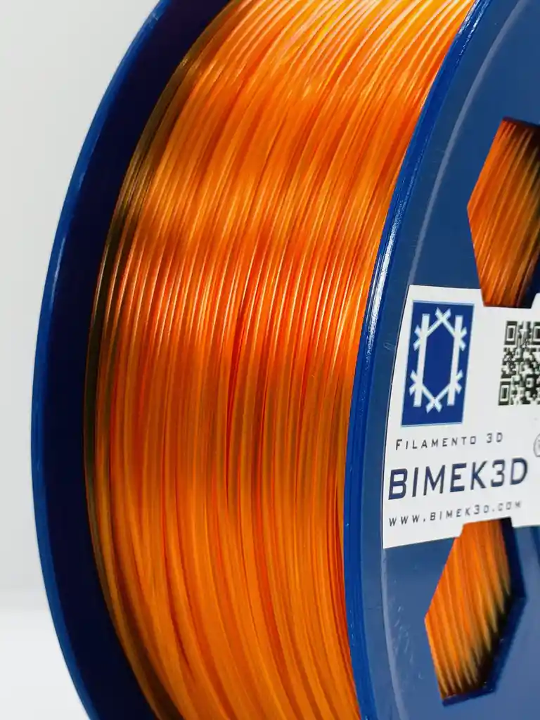 Filamento Petg Naranja 1.75mm De 1kg