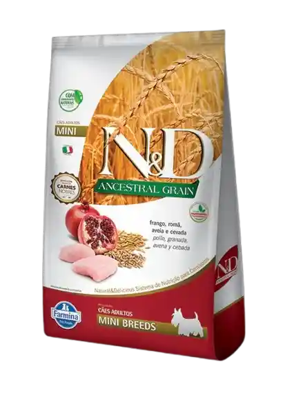 Alimento Perro N&d Prime Can Frango Adtulto Mini X 2,5 Kg