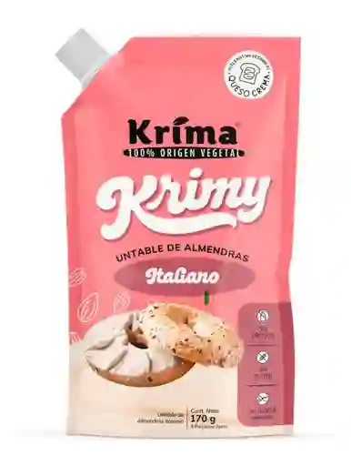 Queso Crema De Almendras Krimy Italiano