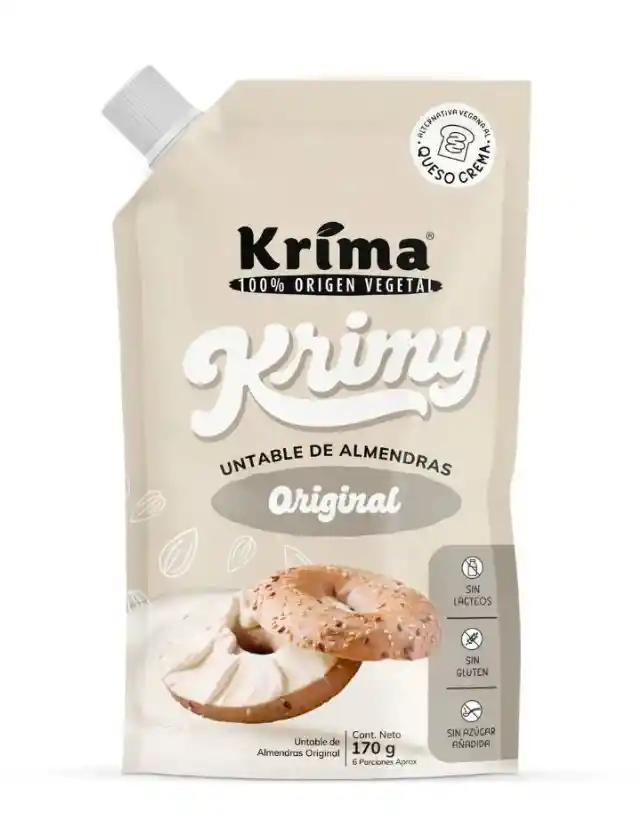 Queso Crema De Almendras Krimy Original