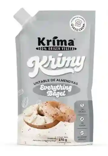 Queso Crema De Almendras Krimy Everything Bagel