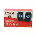 Parlante Para Pc Wit 2.0 Pm90 / Cornetas Para Pc Y Portatil /speaker Para Pc