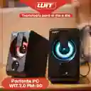 Parlante Para Pc Wit 2.0 Pm90 / Cornetas Para Pc Y Portatil /speaker Para Pc