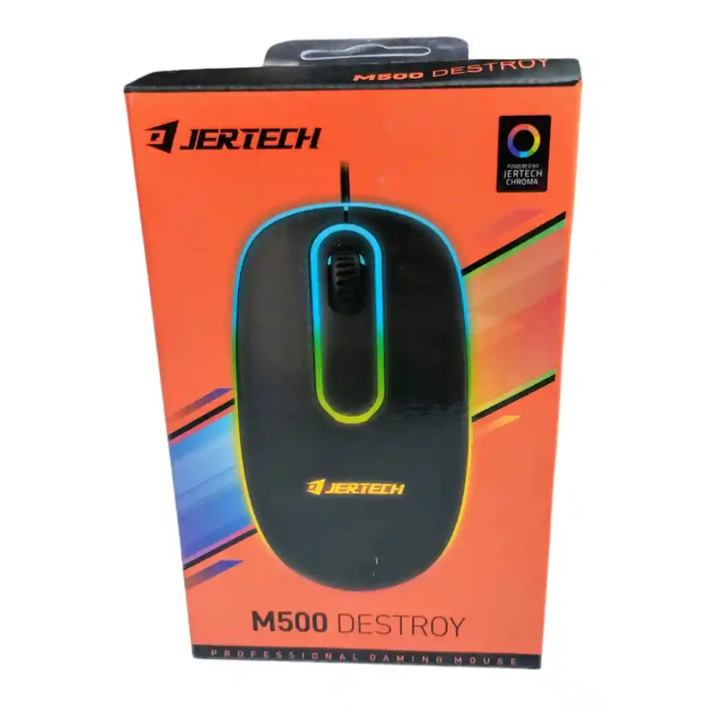 Mouse Alambrico Usb 2.0 Jertech Retroiluminado M500